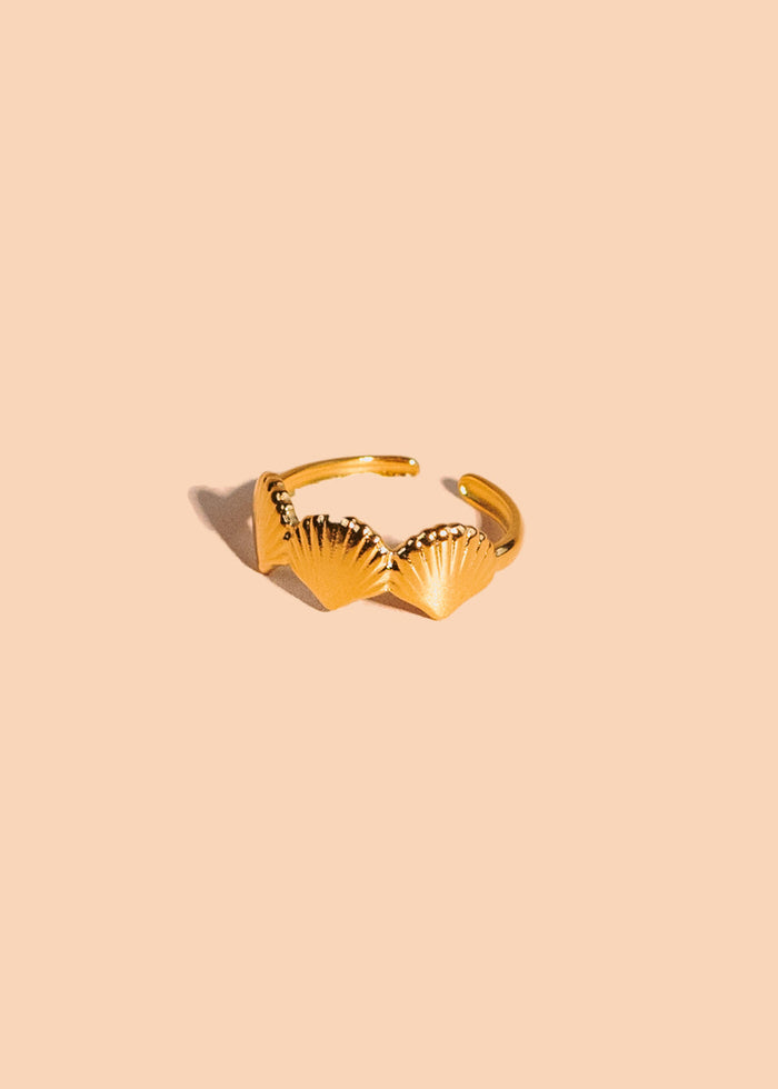 Peter + June - Son of a Beach Ring - 18K Gold Plated -