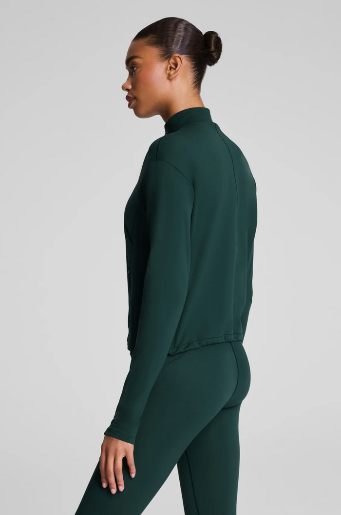 SPANX Get Moving Brushed Full Zip Jacket