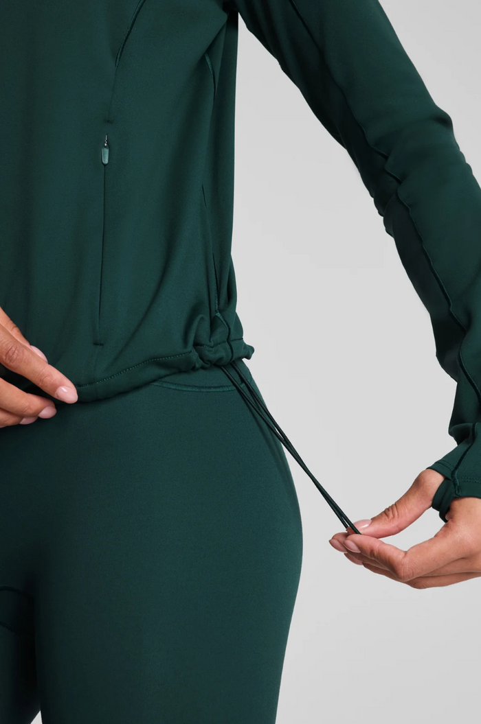 SPANX Get Moving Brushed Full Zip Jacket