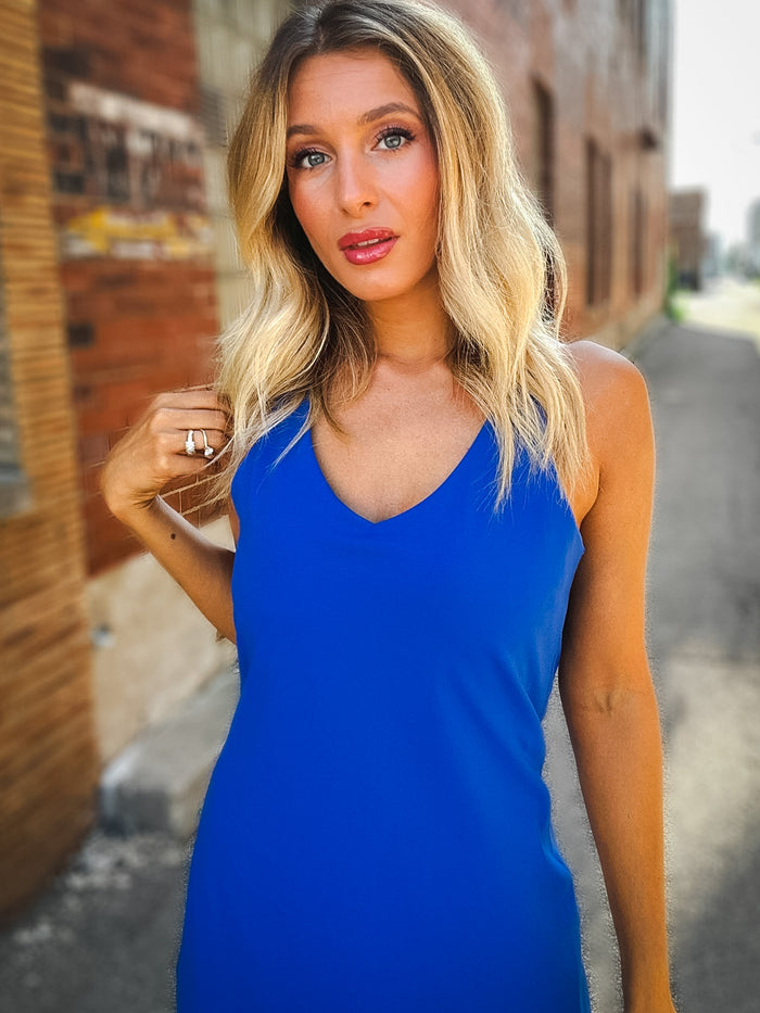 Spanx Get Moving V-Neck Dress