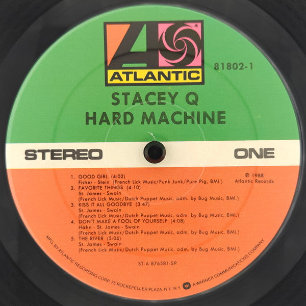 Stacey Q - Hard Machine (LP) [US] 1st (Mint (M))