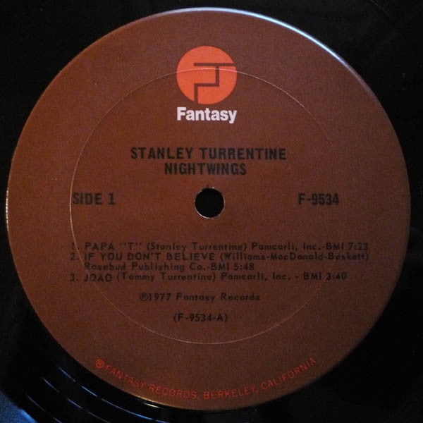 Stanley Turrentine - Nightwings (LP) [US] 1st