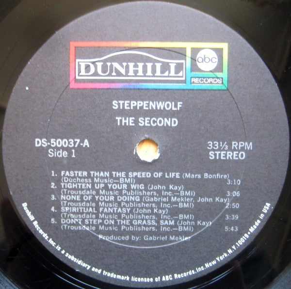Steppenwolf - The Second (LP) [US] 1st