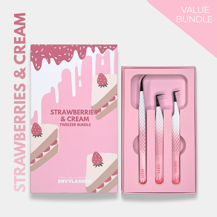 Strawberries & Cream – Tweezer Trio