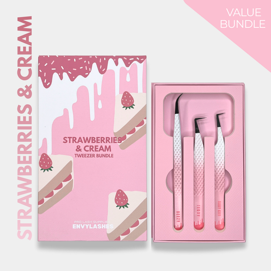 Strawberries & Cream – Tweezer Trio