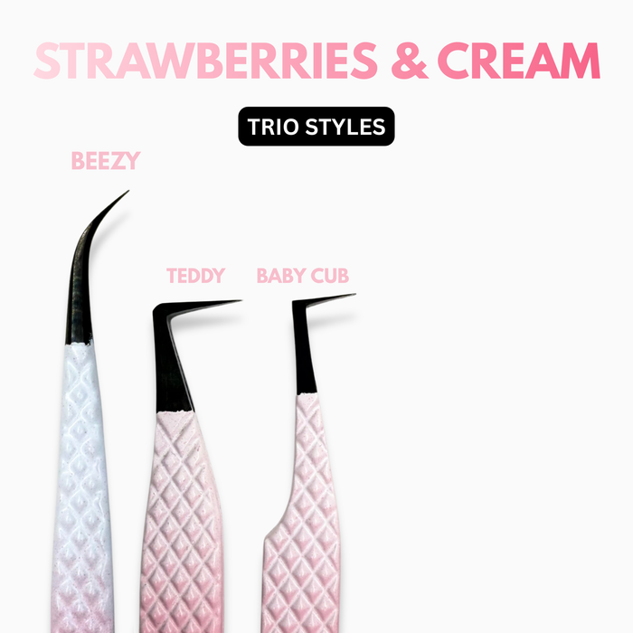 Strawberries & Cream – Tweezer Trio