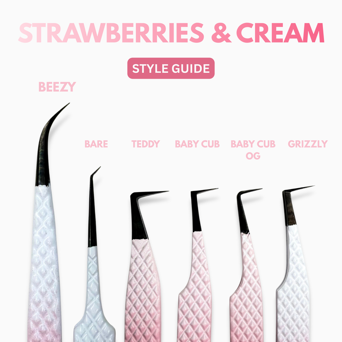 Strawberries & Cream – Tweezer Trio