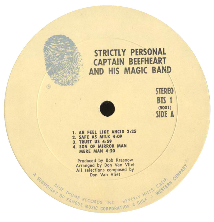 Strictly Personal (1973, US Press)
