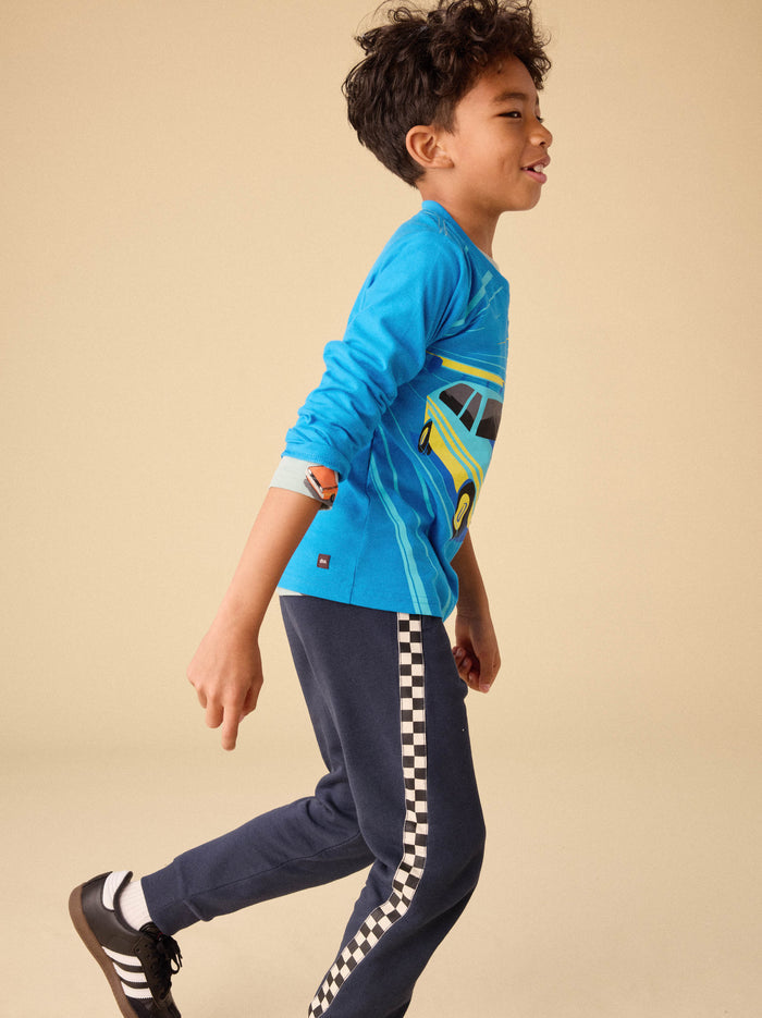 Stripe-Out Joggers