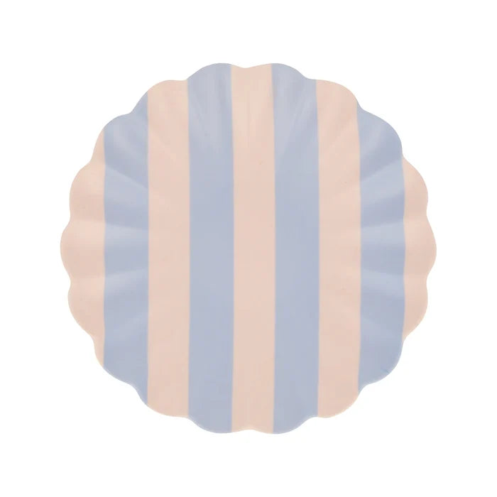 Meri Meri - Stripy Reusable Bamboo Small Plates -
