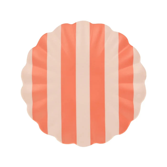 Meri Meri - Stripy Reusable Bamboo Small Plates -