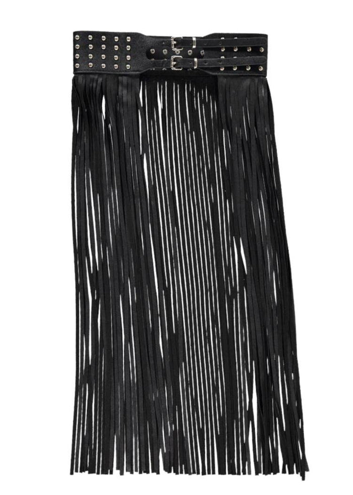 Studded Fringe Festival Belt
