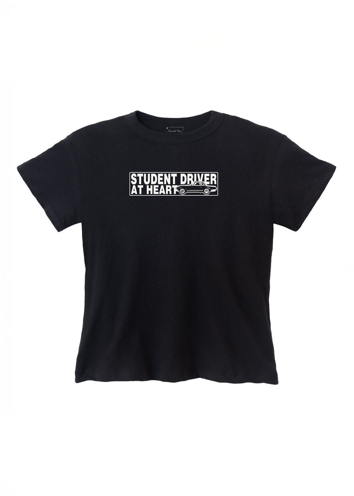 Elizabeth Bay - Student Driver At Heart Baby Tee -