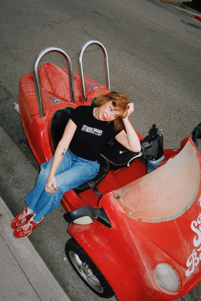 Elizabeth Bay - Student Driver At Heart Baby Tee -