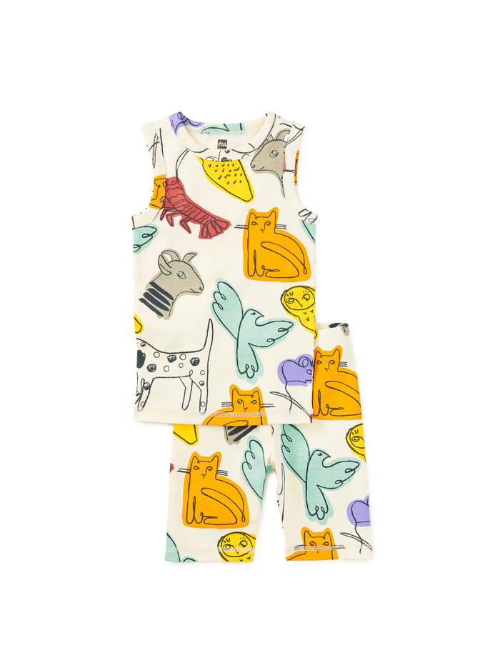 Summer Nights Tank Pajama Set