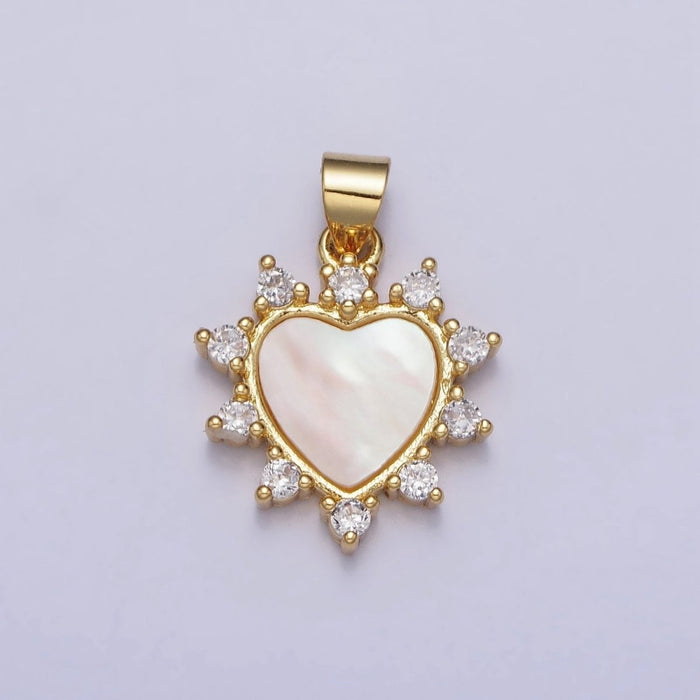 Sun Heart Charm