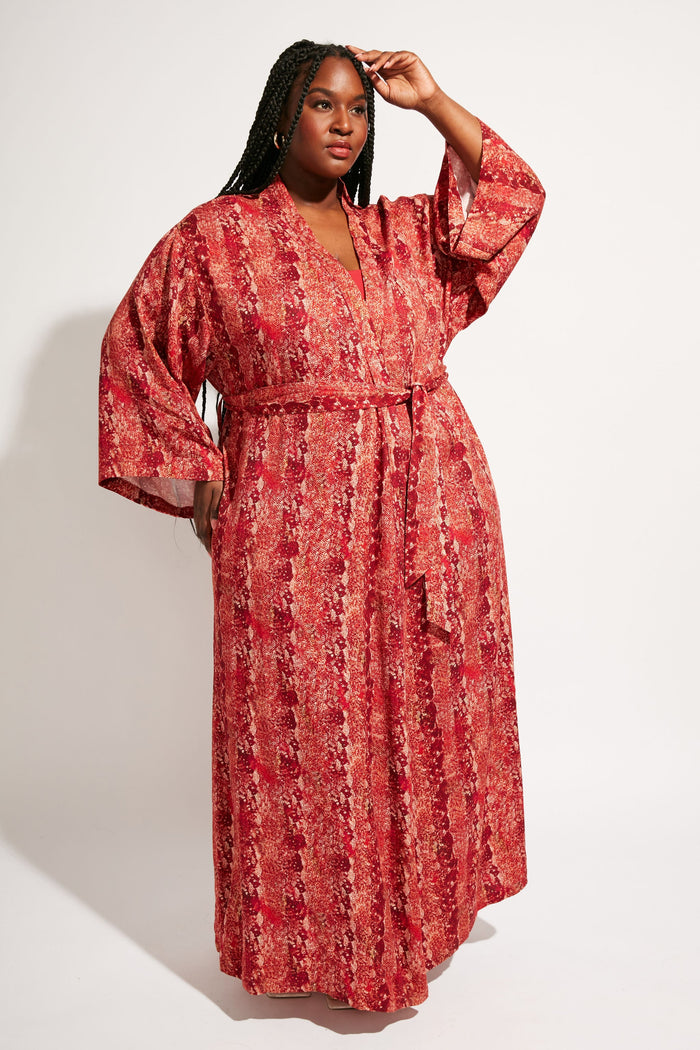 Nomads Swimwear - Sunset Kimono II - Iguana -