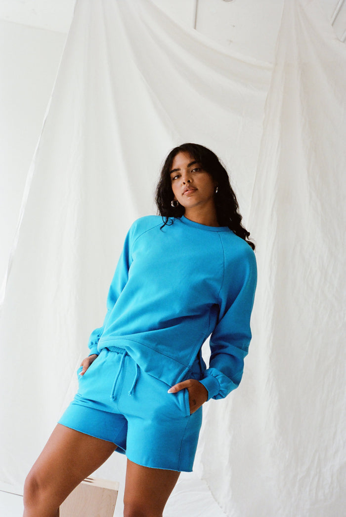 WRAY - Sweatshorts - Ocean -