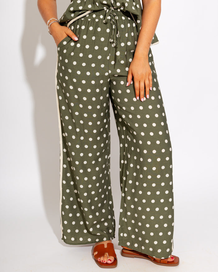 Sweet Spot Polka Dot Top & Pants Set