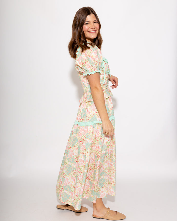 Sweetheart Garden Midi Dress