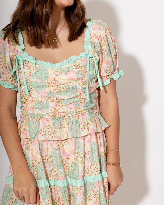 Sweetheart Garden Midi Dress