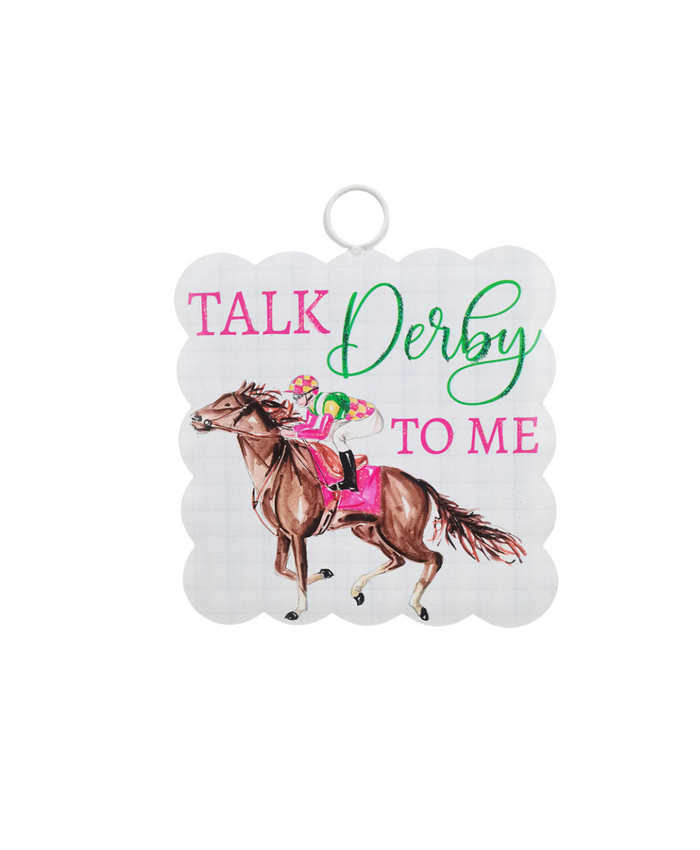 "Talk Derby To Me" Charm