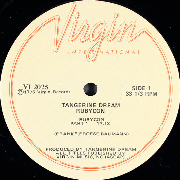 Tangerine Dream (1st US Press)