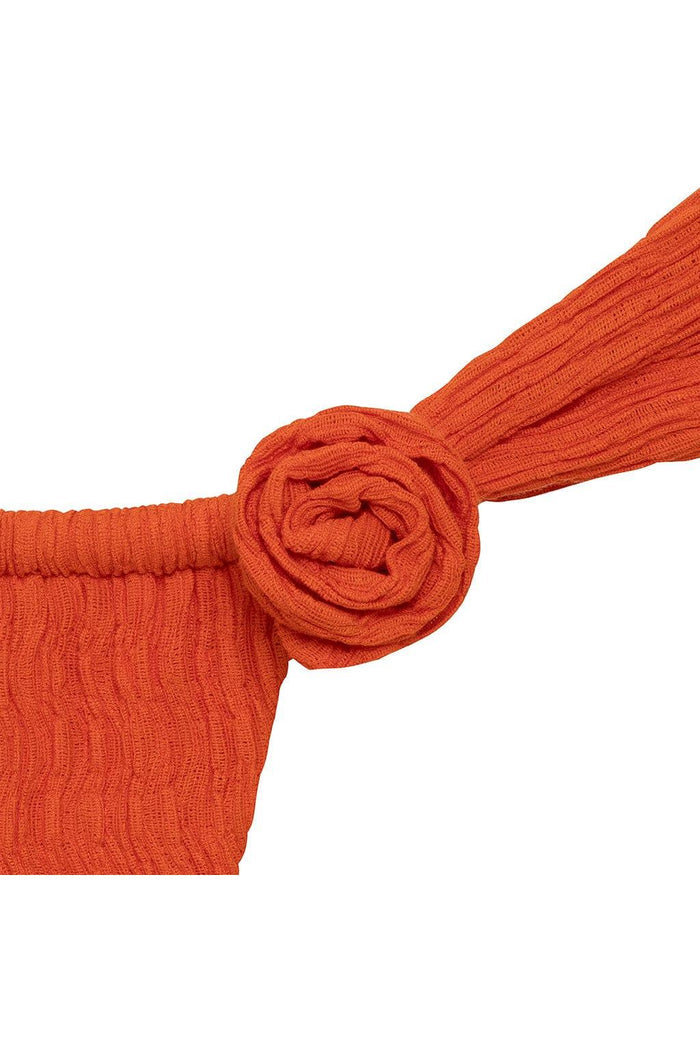 Montce - Tangerine Removable Rose Pin -