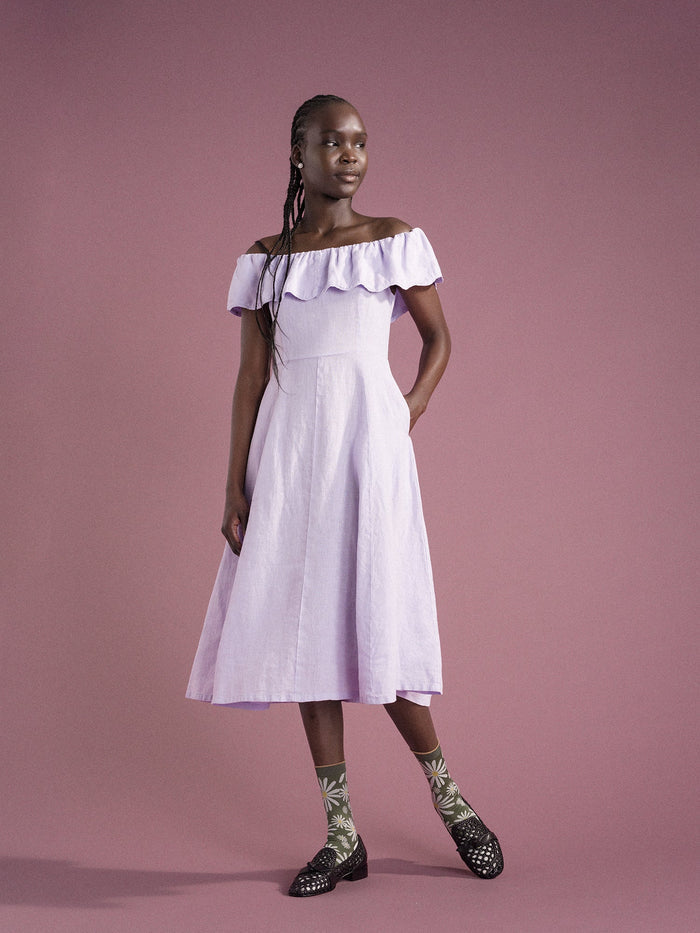 Hansel from Basel - Tansy Dress - Wisteria -