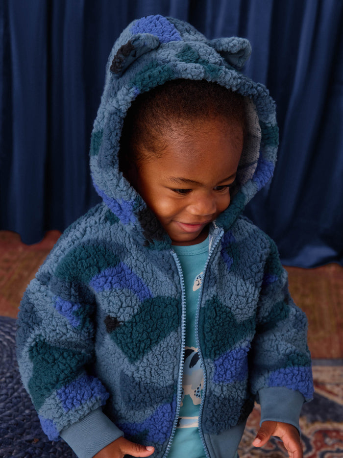 Teddy Fleece Bear Ears Hoodie
