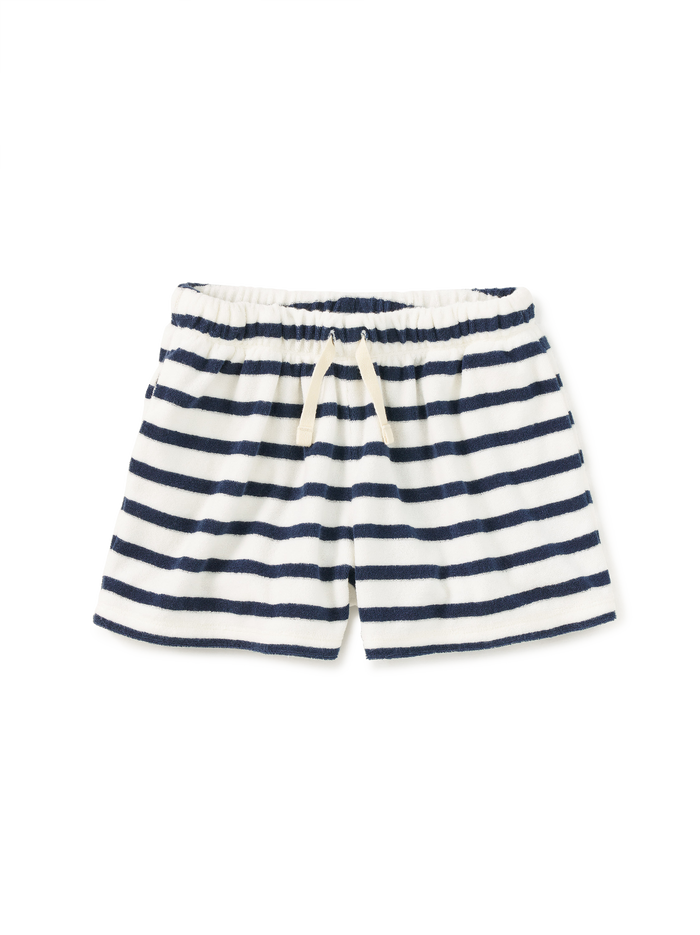 Terrycloth Stripe Shorts