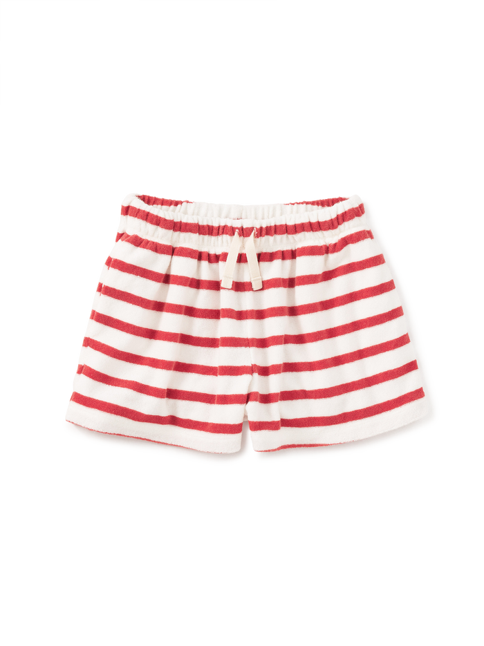 Terrycloth Stripe Shorts