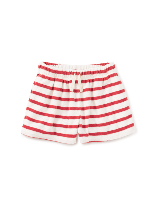 Terrycloth Stripe Shorts
