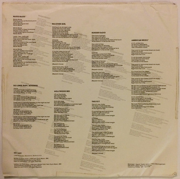 The Blasters - The Blasters (LP) [US] 1982 RP (Very Good Plus (VG+))