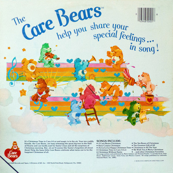 The Care Bears - A Care Bears Christmas (LP) [US] 1st (Near Mint (NM or M-))