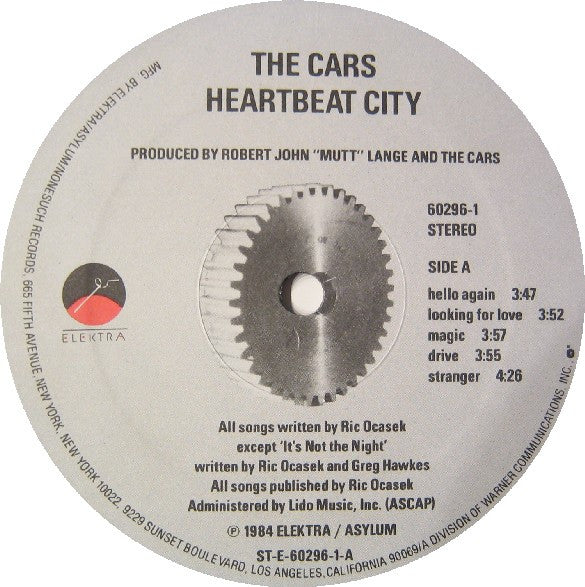 The Cars - Heartbeat City (LP) [US] 1st (Mint (M))