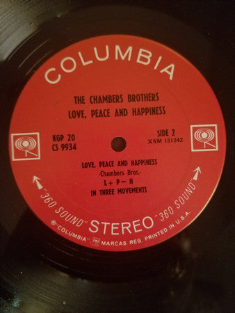 The Chambers Brothers - Love, Peace And Happiness / Live At Bill Graham's Fillmore East