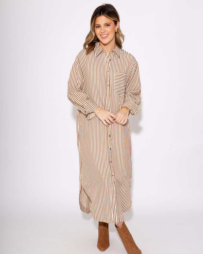 The Everyday Stripe Midi