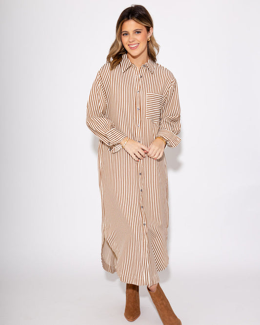 The Everyday Stripe Midi