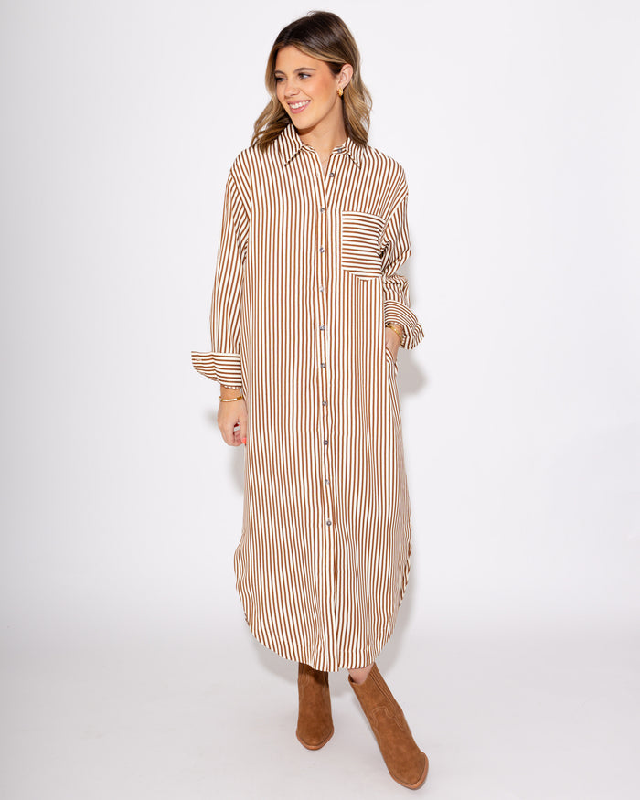 The Everyday Stripe Midi
