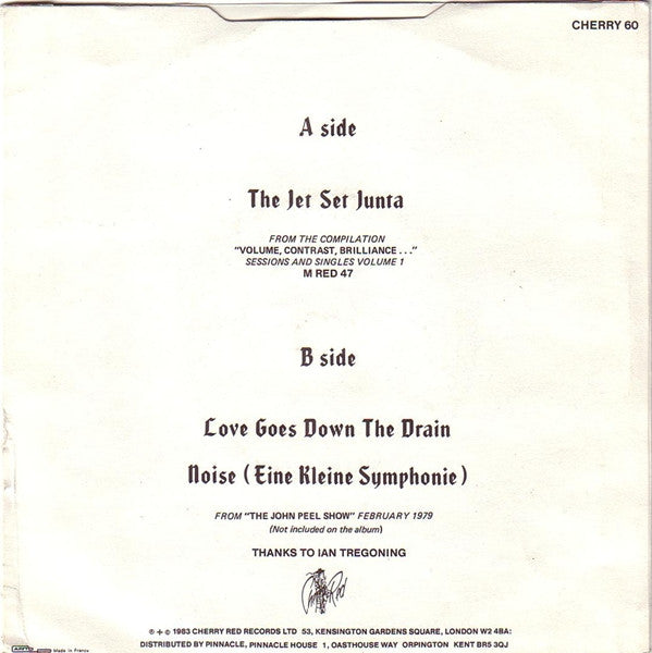 The Jet Set Junta (1983, UK Press)
