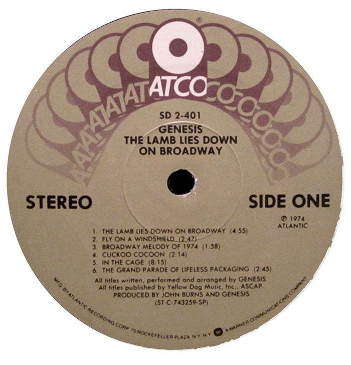 The Lamb Lies Down On Broadway (80s US Press)