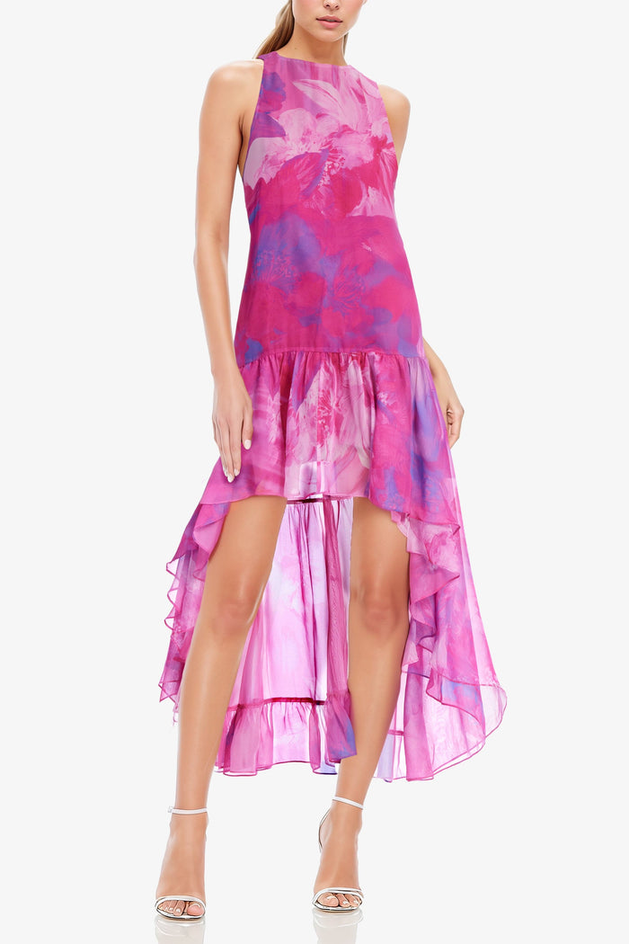 ONE33 SOCIAL - The Lila High Low Halter Gown -