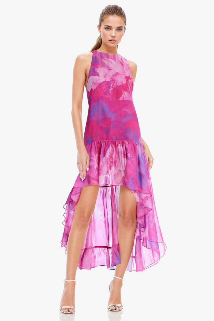 ONE33 SOCIAL - The Lila High Low Halter Gown -