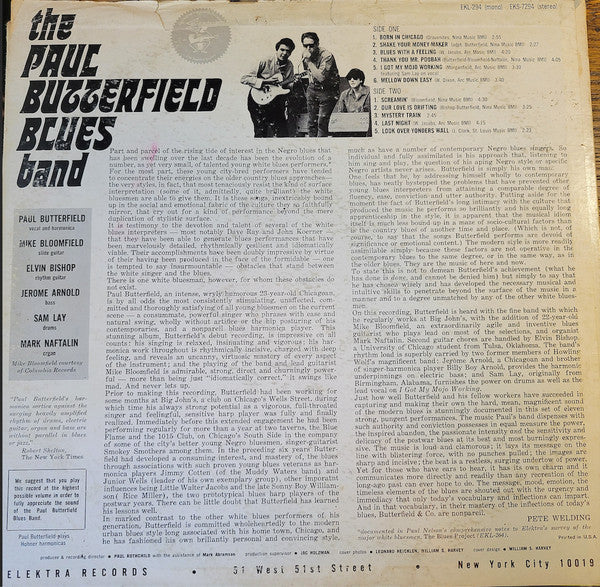 The Paul Butterfield Blues Band - The Paul Butterfield Blues Band (1965 MONO)