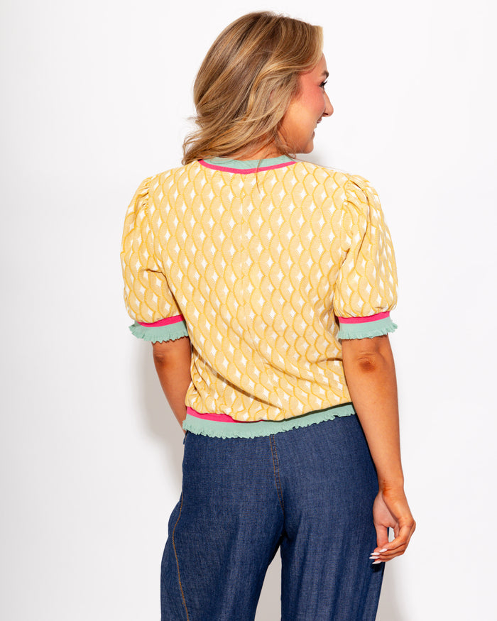 The Playful Pattern Knit Top