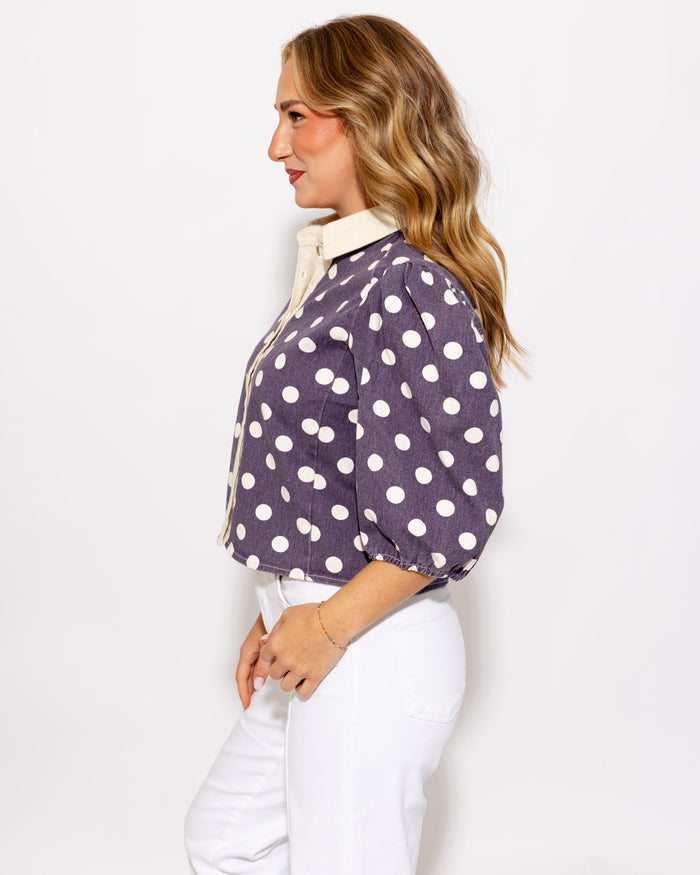 The Polished Polka Dot Jacket