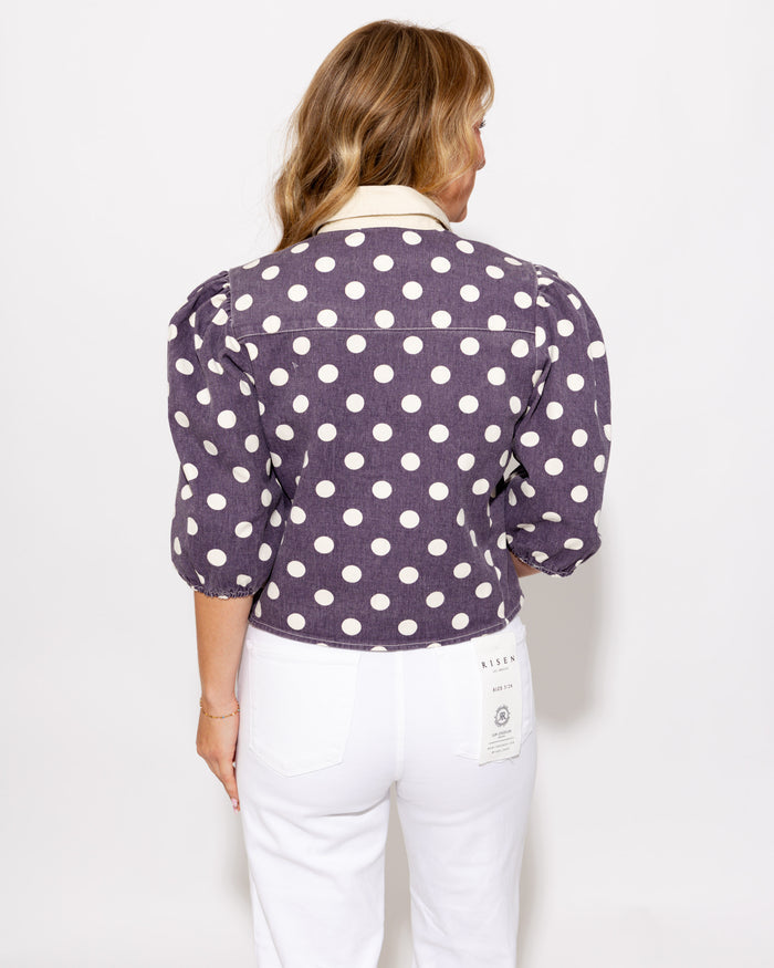 The Polished Polka Dot Jacket