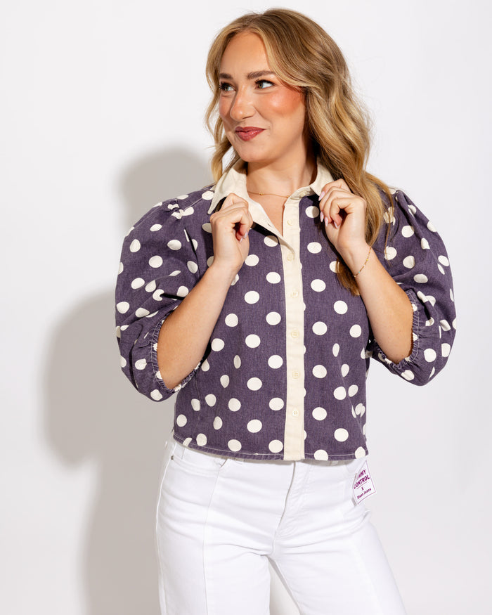 The Polished Polka Dot Jacket