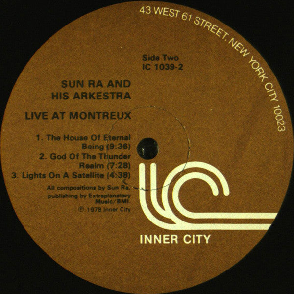 The Sun Ra Arkestra - Live At Montreux (1978 Press)